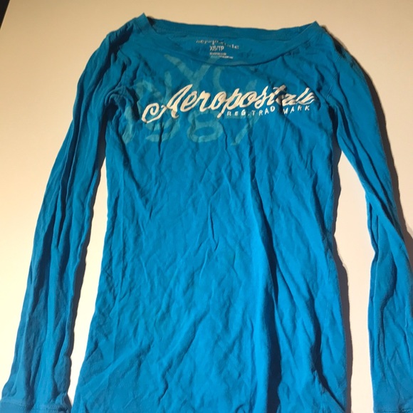 Aeropostale blue long sleeve - Picture 1 of 1